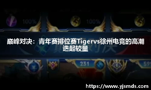 巅峰对决：青年赛排位赛Tigervs徐州电竞的高潮迭起较量